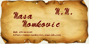 Maša Momković vizit kartica